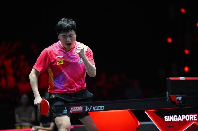 趣体育平台-梁靖崑王楚钦坚守住了男单阵地 “莎头”荣膺三连冠